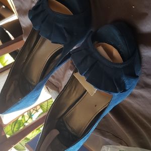 Peep toe heels by Fergie